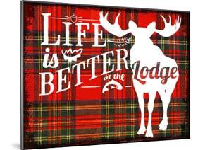 Life Is Better at the Lodge-Jacob Bates Abbott-Mounted Giclee Print