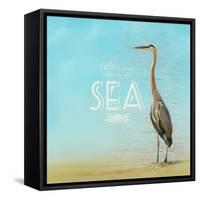 Life Is Better by the Sea-Jai Johnson-Framed Stretched Canvas