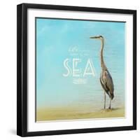 Life Is Better by the Sea-Jai Johnson-Framed Giclee Print