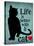 Life is Better with a Cat-Ginger Oliphant-Stretched Canvas