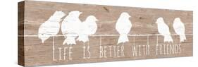 Life is Better with Friends-Patricia Pinto-Stretched Canvas