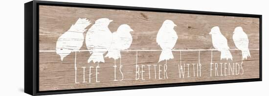 Life is Better with Friends-Patricia Pinto-Framed Stretched Canvas