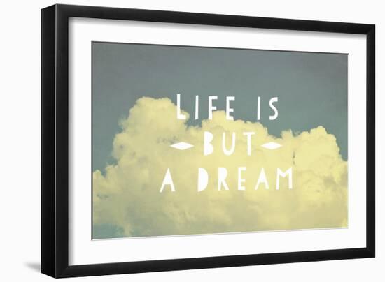 Life Is But a Dream-Vintage Skies-Framed Giclee Print