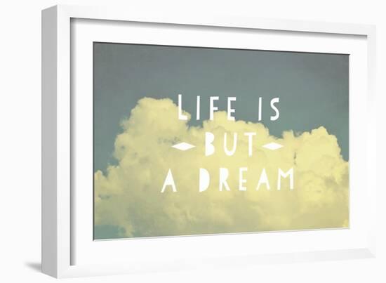 Life Is But a Dream-Vintage Skies-Framed Giclee Print