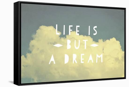 Life Is But a Dream-Vintage Skies-Framed Stretched Canvas