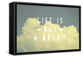 Life Is But a Dream-Vintage Skies-Framed Stretched Canvas