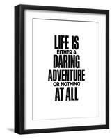 Life Is Either A Daring Adventure-Brett Wilson-Framed Art Print