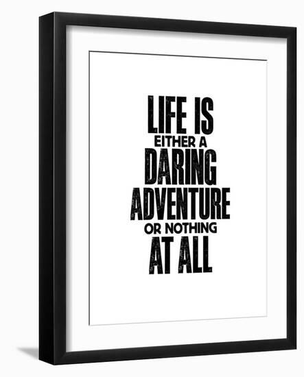 Life Is Either A Daring Adventure-Brett Wilson-Framed Art Print