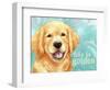 Life Is Golden Retriever-Melinda Hipsher-Framed Giclee Print