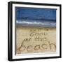 Life Is Good at the Beach-Kimberly Glover-Framed Photographic Print