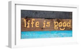 Life is good I-Irena Orlov-Framed Art Print