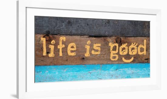 Life is good I-Irena Orlov-Framed Art Print