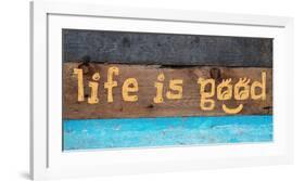 Life is good I-Irena Orlov-Framed Art Print