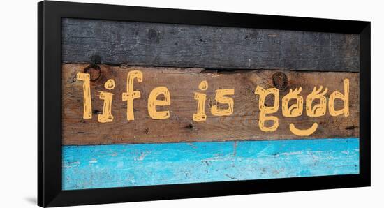 Life is good I-Irena Orlov-Framed Art Print