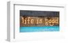 Life is good I-Irena Orlov-Framed Art Print