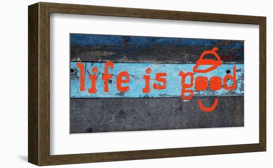 Life is good II-Irena Orlov-Framed Art Print