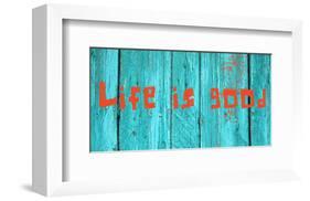 Life is good III-Irena Orlov-Framed Art Print