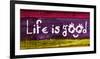 Life is good IV-Irena Orlov-Framed Art Print