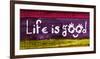 Life is good IV-Irena Orlov-Framed Art Print