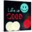 Life is good V-Irena Orlov-Stretched Canvas