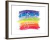 Life Is Good-SM Design-Framed Art Print