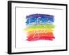 Life Is Good-SM Design-Framed Art Print