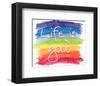 Life Is Good-SM Design-Framed Art Print