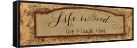 Life Is Good-Pamela Desgrosellier-Framed Stretched Canvas