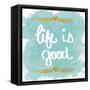 Life is Good-N. Harbick-Framed Stretched Canvas