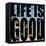 Life Is Good-Mark Ashkenazi-Framed Stretched Canvas