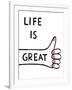 Life is Great-Kristine Hegre-Framed Giclee Print