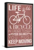Life Is Like a Bicycle-null-Framed Stretched Canvas