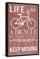 Life Is Like a Bicycle-null-Framed Stretched Canvas