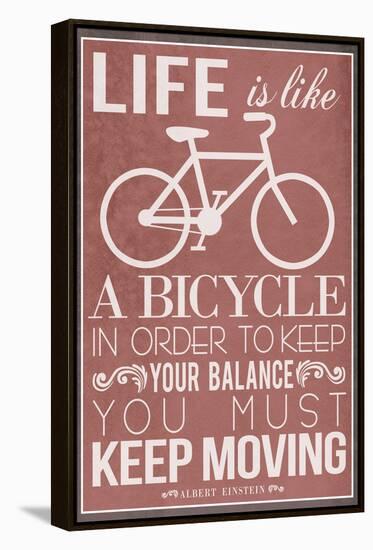 Life Is Like a Bicycle-null-Framed Stretched Canvas