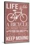 Life Is Like a Bicycle-null-Stretched Canvas