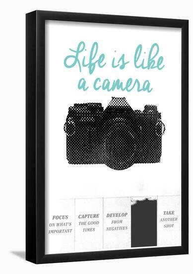 Life Is Like A Camera-null-Framed Poster