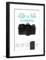 Life Is Like A Camera-null-Framed Poster