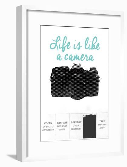 Life Is Like A Camera-null-Framed Poster