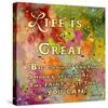 Life is Like a Great Big Canvas-Janet Kruskamp-Stretched Canvas