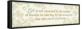 Life is not measured...-Pela Design-Framed Stretched Canvas