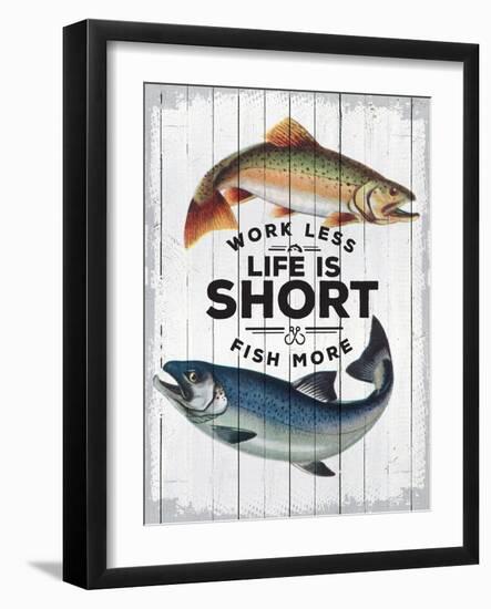 Life is Short-null-Framed Premium Giclee Print