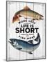 Life is Short-null-Mounted Premium Giclee Print