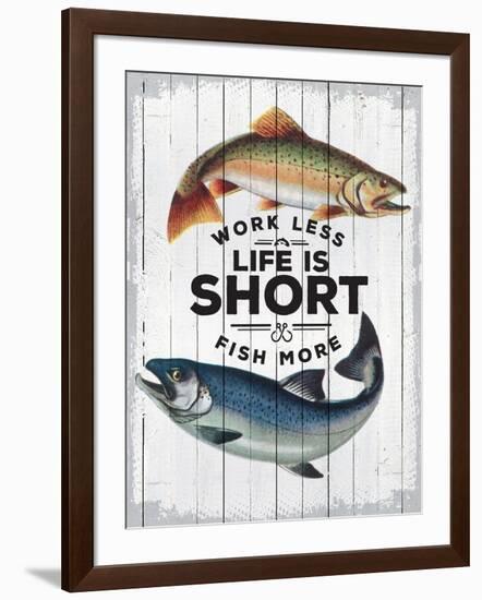 Life is Short-null-Framed Giclee Print