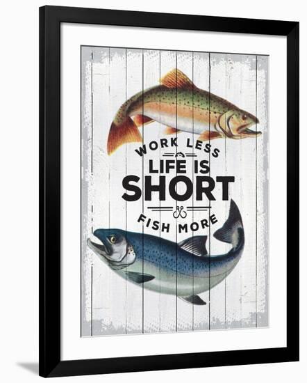 Life is Short-null-Framed Giclee Print