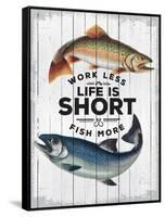 Life is Short-null-Framed Stretched Canvas