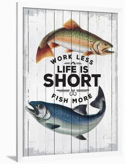 Life is Short-null-Framed Giclee Print