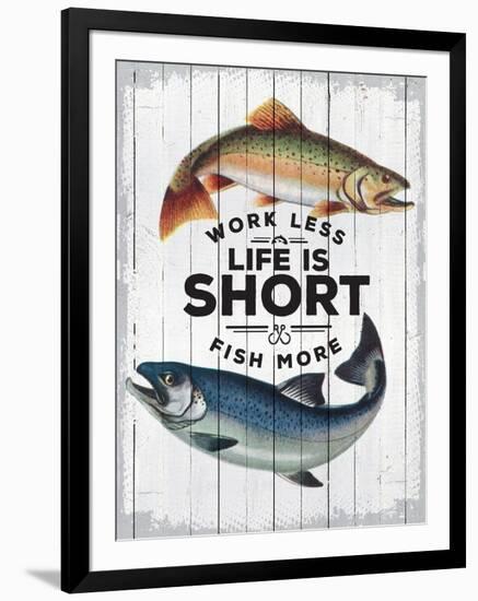 Life is Short-null-Framed Giclee Print