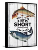 Life is Short-null-Framed Stretched Canvas