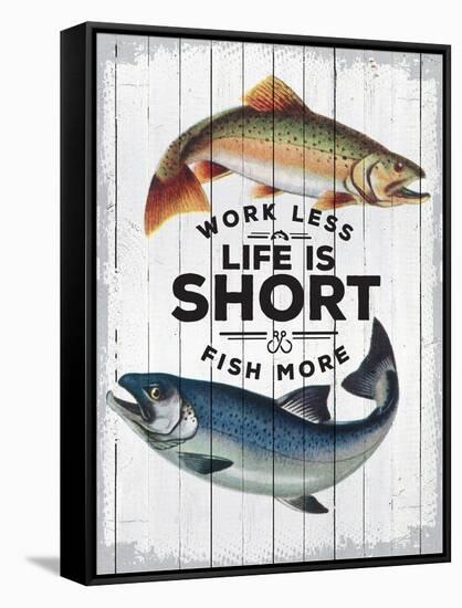 Life is Short-null-Framed Stretched Canvas