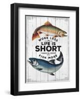 Life is Short-null-Framed Premium Giclee Print